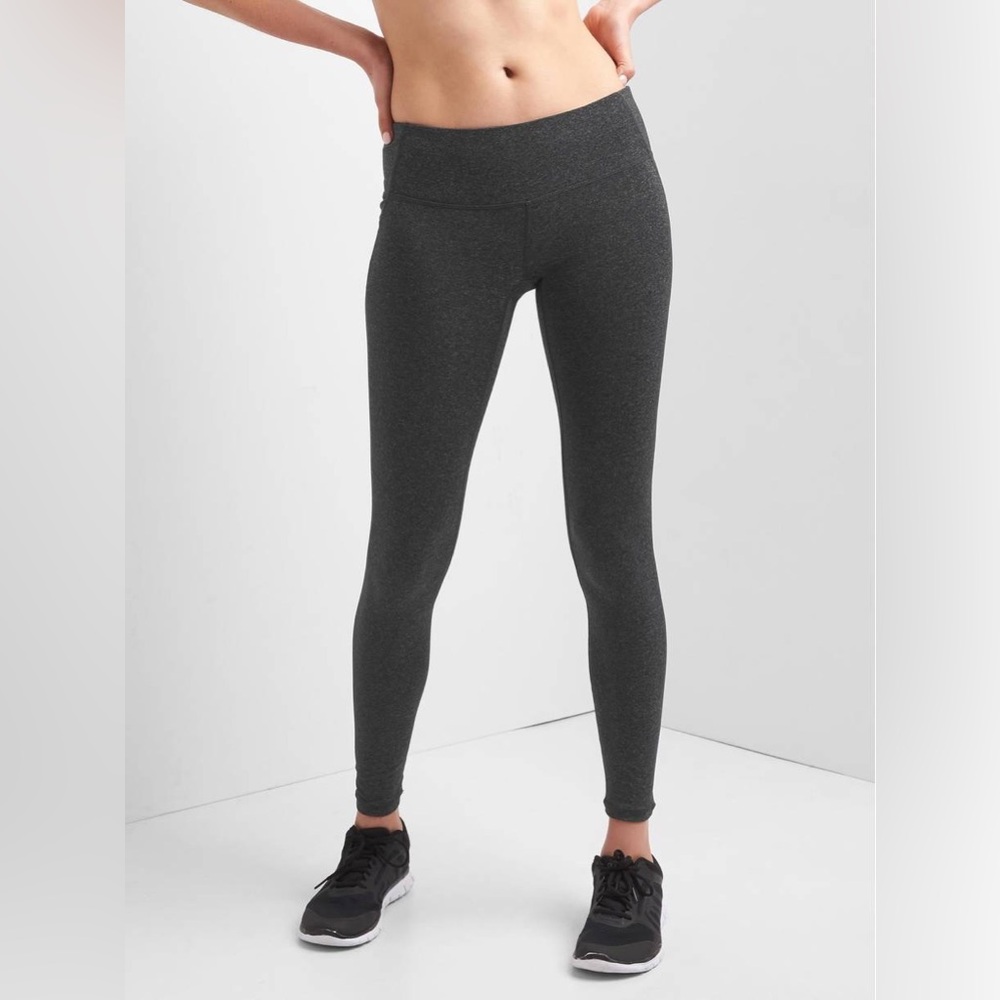 Gap Fit gfast Women’s Large Slim Straight Athletic Pants Heather Gray